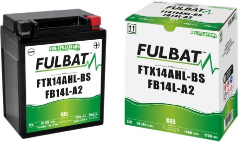 Akumulator FULBAT FB14L-A2 GEL (12N14-3A) (Żelowy, bezobsługowy)