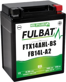 Akumulator FULBAT YB14L-A2 (Żelowy, bezobsługowy)