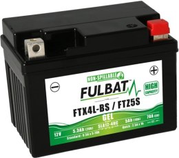 Akumulator FULBAT YTZ5S o zwiększonej pojemności (Żelowy, bezobsługowy)