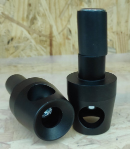 Uniwersalne ciężarki kierownicy 17 mm czarne