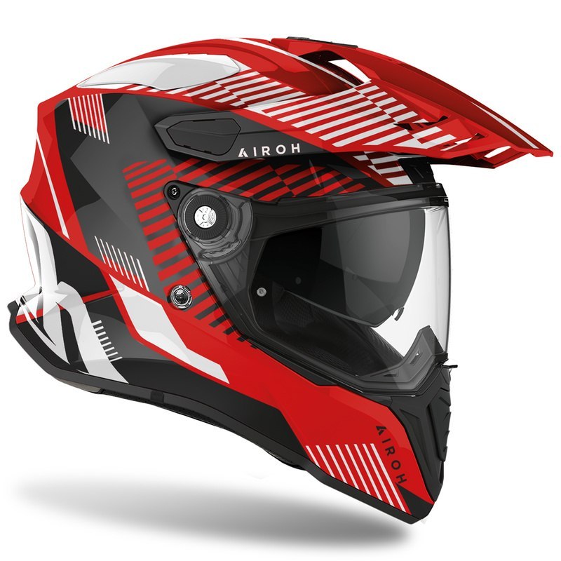KASK AIROH COMMANDER BOOST RED GLOSS