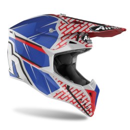 KASK AIROH WRAAP IDOL RED BLUE GLOSS