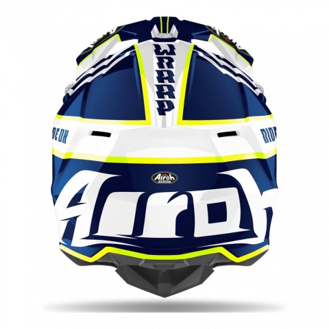KASK AIROH WRAAP BROKEN BLUE GLOSS