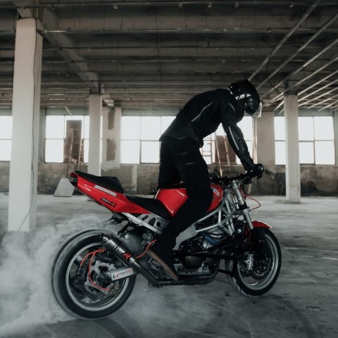 KURTKA SKÓRZANA REBELHORN VANDAL AIR BLACK 50