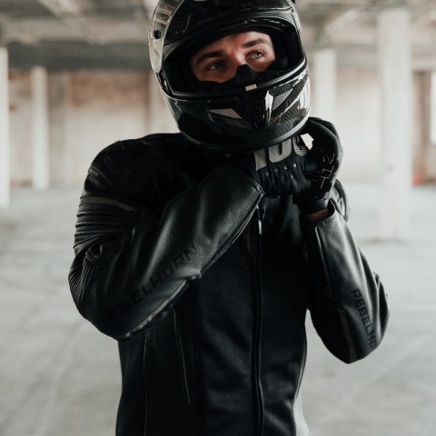 KURTKA SKÓRZANA REBELHORN VANDAL AIR BLACK 50