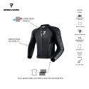 KURTKA SKÓRZANA REBELHORN VANDAL AIR BLACK 50