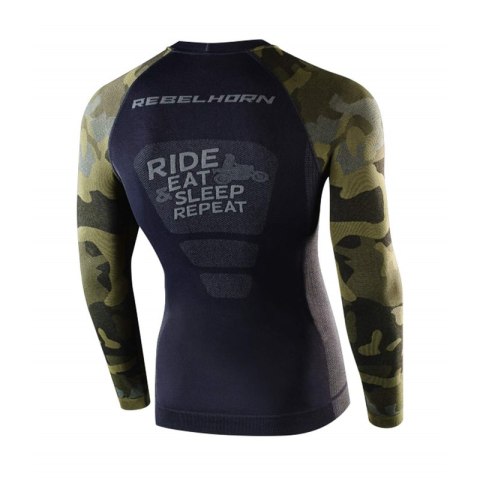 KOSZULKA TERMOAKTYWNA Z DŁUGIM RĘKAWEM REBELHORN FREEZE CAMO
