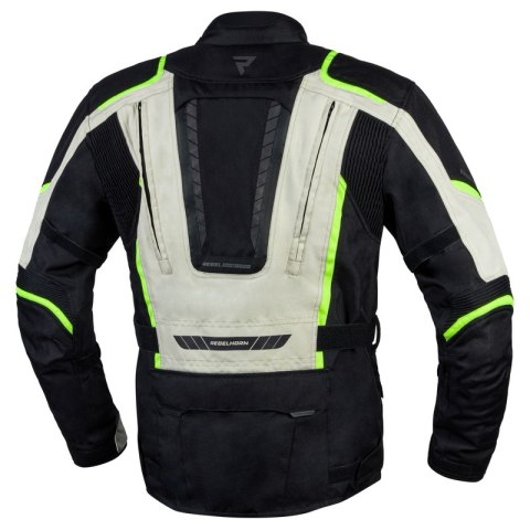 KURTKA TEKSTYLNA REBELHORN HIKER III BLACK/GREY/FLO YELLOW