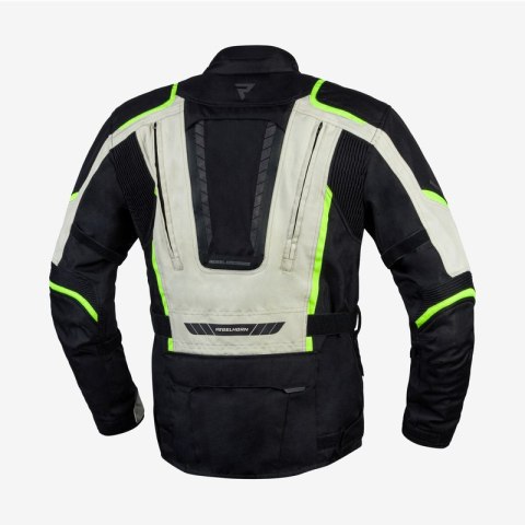 KURTKA TEKSTYLNA REBELHORN HIKER III BLACK/GREY/FLO YELLOW