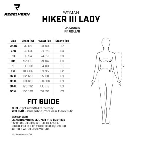 KURTKA TEKSTYLNA REBELHORN HIKER III LADY BLACK/FLO YELLOW