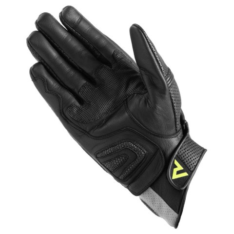 RĘKAWICE SKÓRZANE REBELHORN PATROL SHORT BLACK/GREY