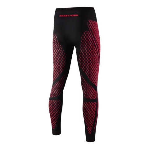 SPODNIE TERMOAKTYWNE REBELHORN THERM II BLACK/RED