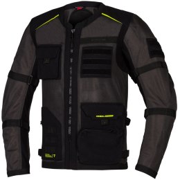 KURTKA TEKSTYLNA REBELHORN BRUTALE DARK GREY/BLACK/FLO YELLOW S