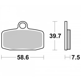 BRAKING KLOCKI HAMULCOWE SINTER OFFROAD 950CM44