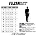 SPODNIE TEKSTYLNE OZONE VULCAN BLACK (KRÓTKA NOGAWKA) S-XXL