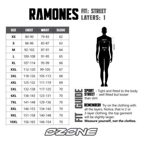 KURTKA SKÓRZANA OZONE RAMONES BLACK