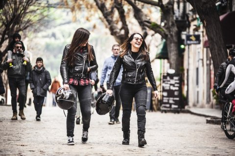 KURTKA SKÓRZANA OZONE RAMONES LADY BLACK