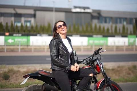 KURTKA SKÓRZANA OZONE RAMONES LADY BLACK