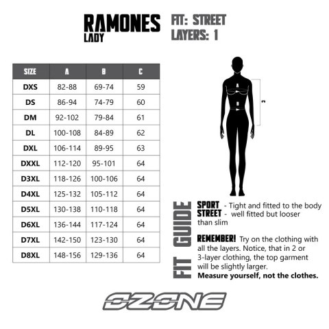 KURTKA SKÓRZANA OZONE RAMONES LADY BLACK