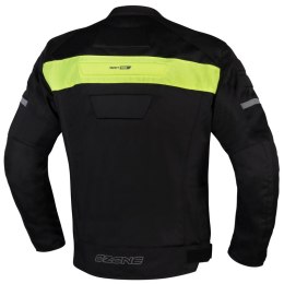 KURTKA TEKSTYLNA OZONE DART BLACK/FLUO YELLOW