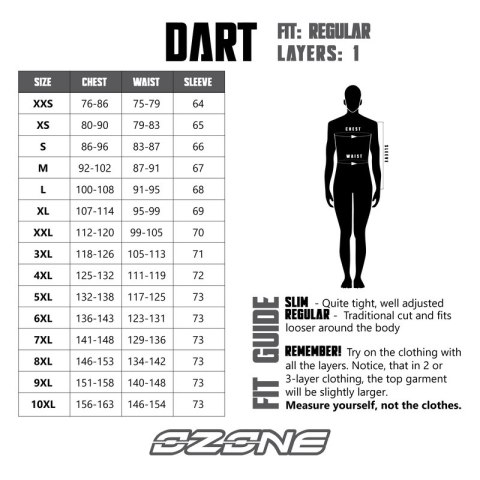 KURTKA TEKSTYLNA OZONE DART BLACK