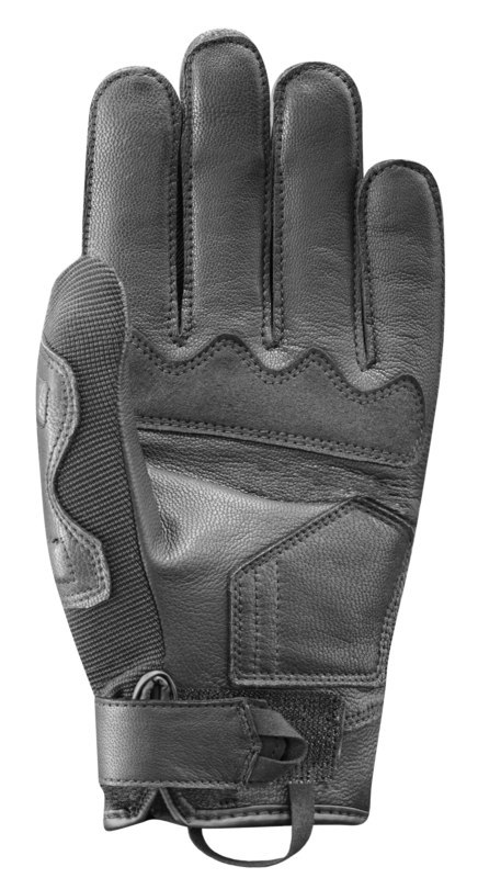 RĘKAWICE SKÓRZANO-TEKSTYLNE RACER SHOOTER BLACK