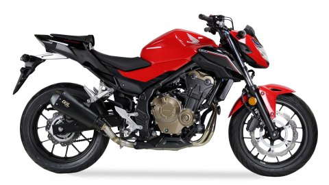 Tłumik IXIL HONDA CB 500 X 17-18 (PC59), typ RB (waga 900 Gr., długość 230 mm., materiał Inox AISI304, kolor Black painted) SLIP