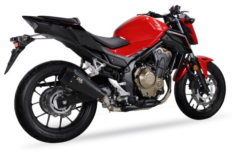 Tłumik IXIL HONDA CB 500 X 17-18 (PC59), typ RB (waga 900 Gr., długość 230 mm., materiał Inox AISI304, kolor Black painted) SLIP