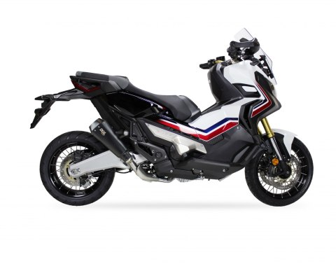 Tłumik IXIL HONDA FORZA 750 '21 (RH11), typ RB (waga 900 Gr., długość 230 mm., materiał Inox AISI304, kolor Black painted) SLIP