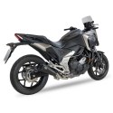 Tłumik IXIL HONDA NC 750 X 2021 (RH09), typ RB (waga 900 Gr., długość 230 mm., materiał Inox AISI304, kolor Black painted) SLIP