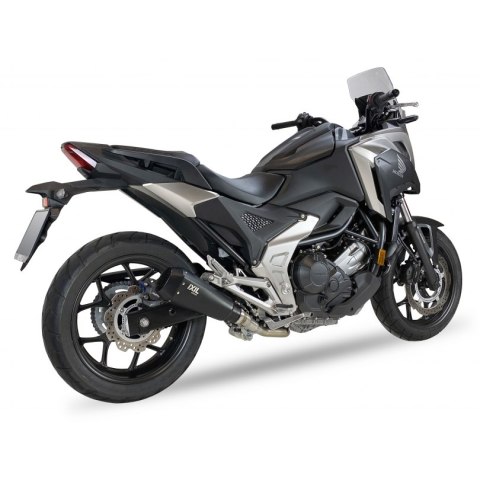 Tłumik IXIL HONDA NC 750 X 2021 (RH09), typ RB (waga 900 Gr., długość 230 mm., materiał Inox AISI304, kolor Black painted) SLIP