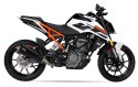 Tłumik IXIL KTM DUKE - RC 390 17-20, typ RB (waga 900 Gr., długość 230 mm., materiał Inox AISI304, kolor Black painted) SLIP ON
