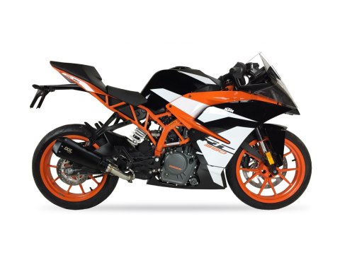 Tłumik IXIL KTM DUKE - RC 390 17-20, typ RB (waga 900 Gr., długość 230 mm., materiał Inox AISI304, kolor Black painted) SLIP ON