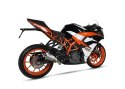 Tłumik IXIL KTM DUKE - RC 390 17-20, typ RB (waga 900 Gr., długość 230 mm., materiał Inox AISI304, kolor Black painted) SLIP ON