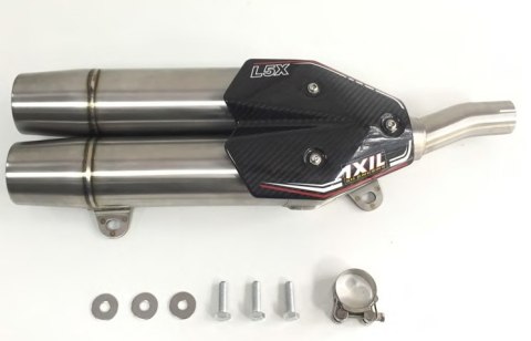 Tłumik IXIL KYMCO XCITING 400, typ L5X (waga 3000 g, długość 430 mm, materiał Inox AISI304, kolor sr