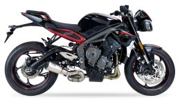 Tłumik IXIL TRIUMPH STREET TRIPLE 675 / 765 17-20, typ RB (waga 900 Gr., długość 230 mm., materiał Inox AISI304, kolor Black pai