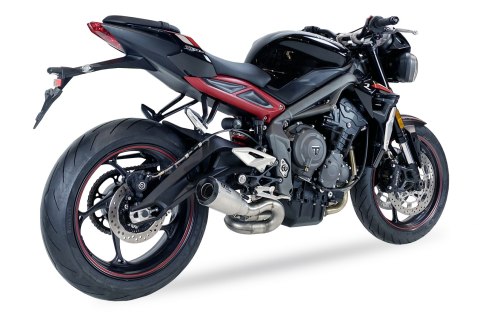 Tłumik IXIL TRIUMPH STREET TRIPLE 675 / 765 17-20, typ RB (waga 900 Gr., długość 230 mm., materiał Inox AISI304, kolor Black pai