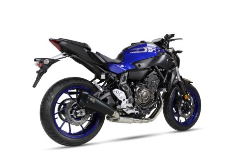 Tłumik IXIL YAMAHA MT-07 17-20 (RM17, RM18), typ RB (waga 900 Gr., długość 230 mm., materiał Inox AISI304, kolor Black painted)