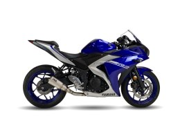 Tłumik IXIL YAMAHA R3 15-21 (R25), typ RB (waga 900 Gr., długość 230 mm., materiał Inox AISI304, kolor Black painted) FULL SYSTE