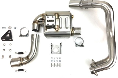 Tłumik IXIL YAMAHA XSR 700 16-20 (RM11 RM12), typ RB (waga 900 Gr., długość 230 mm., materiał Inox AISI304, kolor Black painted)