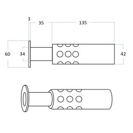 Tłumik IXRACE Akcesoria DB-KILLERS - DB REDUCER (1 HOLE), typ DB-KILLER DBK