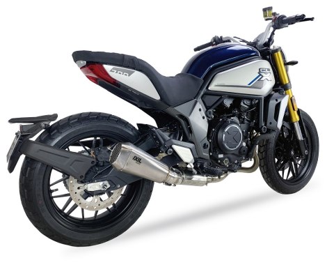 Tłumik IXIL CFMOTO CL-X 700 2021, typ RB (waga 900 Gr., długość 230 mm., materiał Inox AISI304, kolor Black painted) FULL SYSTEM