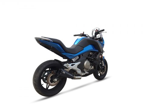 Tłumik IXIL CFMOTO MT 650, typ RB (waga 900 Gr., długość 230 mm., materiał Inox AISI304, kolor Black painted) SLIP ON