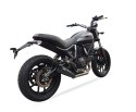 Tłumik IXIL DUCATI SCRAMBLER 400, typ RB (waga 900 Gr., długość 230 mm., materiał Inox AISI304, kolor Black painted) SLIP ON - R