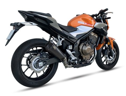 Tłumik IXIL HONDA CB 500 X 2021 (PC64), typ RB (waga 900 Gr., długość 230 mm., materiał Inox AISI304, kolor Black painted) SLIP