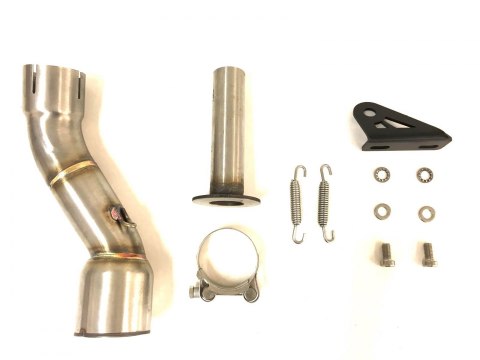 Tłumik IXIL HONDA CB 500 X 2021 (PC64), typ RB (waga 900 Gr., długość 230 mm., materiał Inox AISI304, kolor Black painted) SLIP