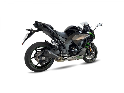 Tłumik IXIL KAWASAKI NINJA 1000 SX 20-21 (ZXT02K), typ RB (waga 900 Gr., długość 230 mm., materiał Inox AISI304, kolor Black pai