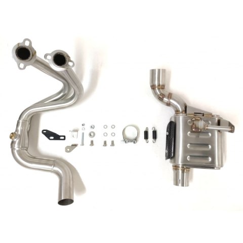 Tłumik IXIL KAWASAKI Z 650 RS 2022, typ RB (waga 900 Gr., długość 230 mm., materiał Inox AISI304, kolor Black painted) FULL SYST