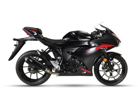 Tłumik IXIL SUZUKI GSX-R 125 17-20 (WDL0), typ RB (waga 900 Gr., długość 230 mm., materiał Inox AISI304, kolor Black painted) FU