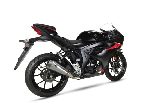 Tłumik IXIL SUZUKI GSX-R 125 17-20 (WDL0), typ RB (waga 900 Gr., długość 230 mm., materiał Inox AISI304, kolor Black painted) FU